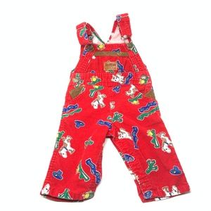 Vintage Osh Kosh B'Gosh Horse Overall Jumper 3-6 M